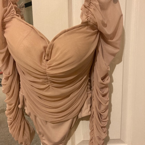 Blush off-shoulder bodysuit - Picture 1 of 1